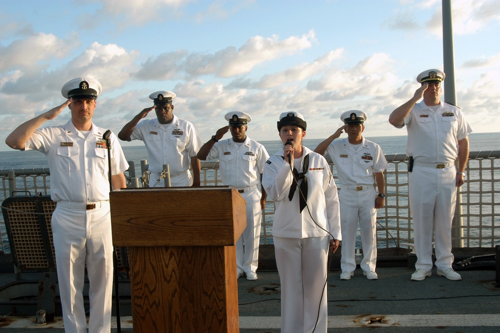 USS Pearl Harbor remembers Sept. 11
