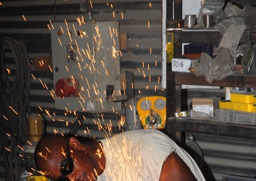 Maintenance troops keep FOB running