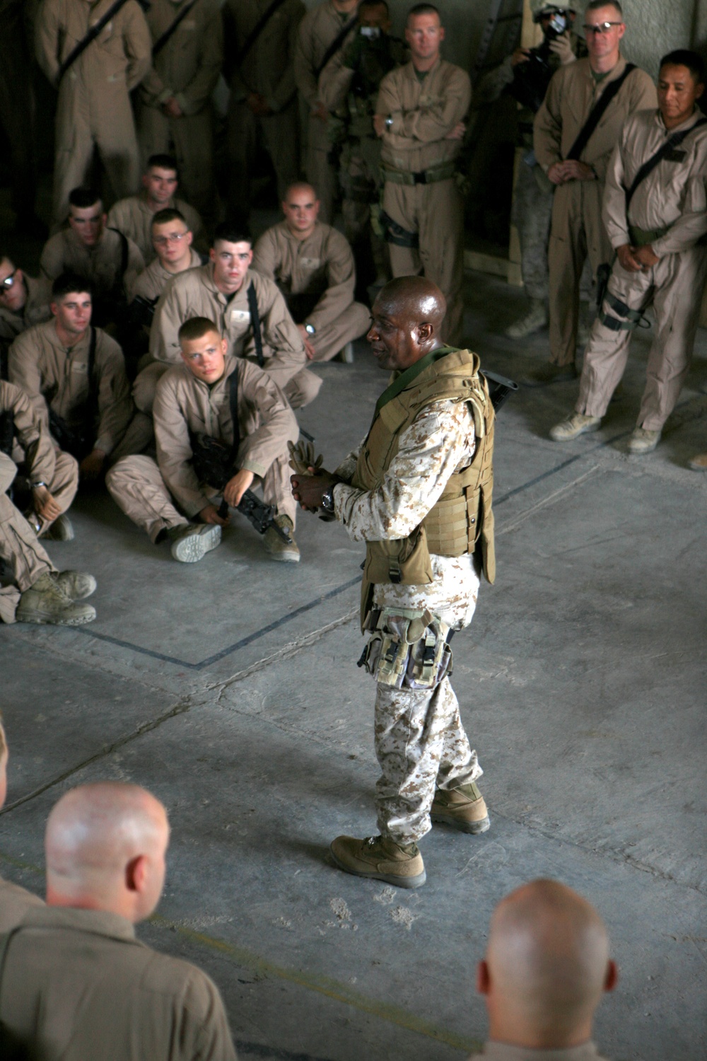 Sergeant Major of the Marine Corps Visits II MEF