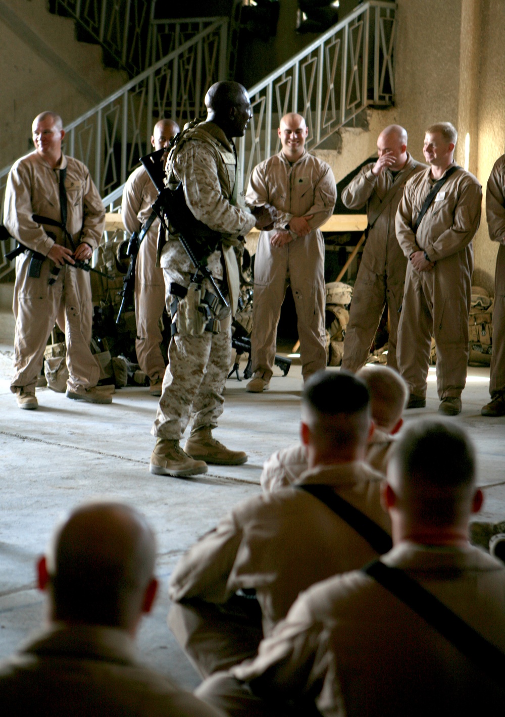 Sergeant Major of the Marine Corps Visits II MEF