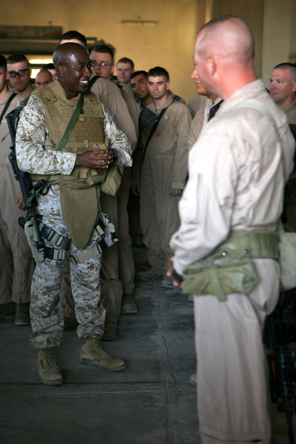 Sergeant Major of the Marine Corps Visits II MEF