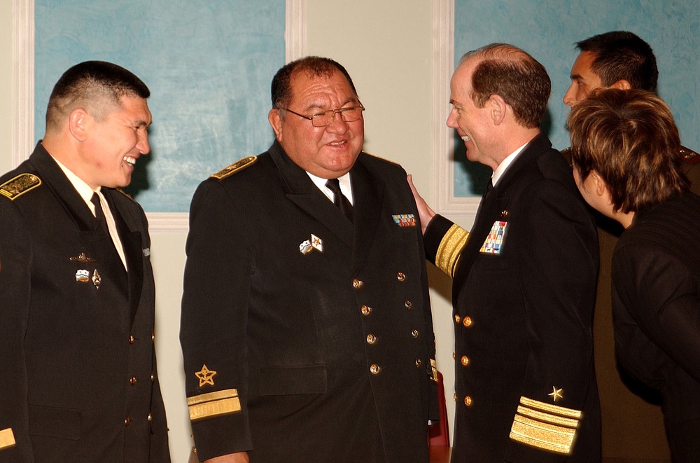 Vice Admiral Meets Kazakhstani Naval Leaders