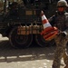 Soldiers Patrol throught the streets of Baghdad