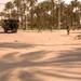 Soldiers Patrol throught the streets of Baghdad