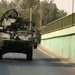 Soldiers Patrol throught the streets of Baghdad