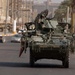 Soldiers Patrol throught the streets of Baghdad