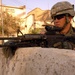 Soldiers Patrol throught the streets of Baghdad
