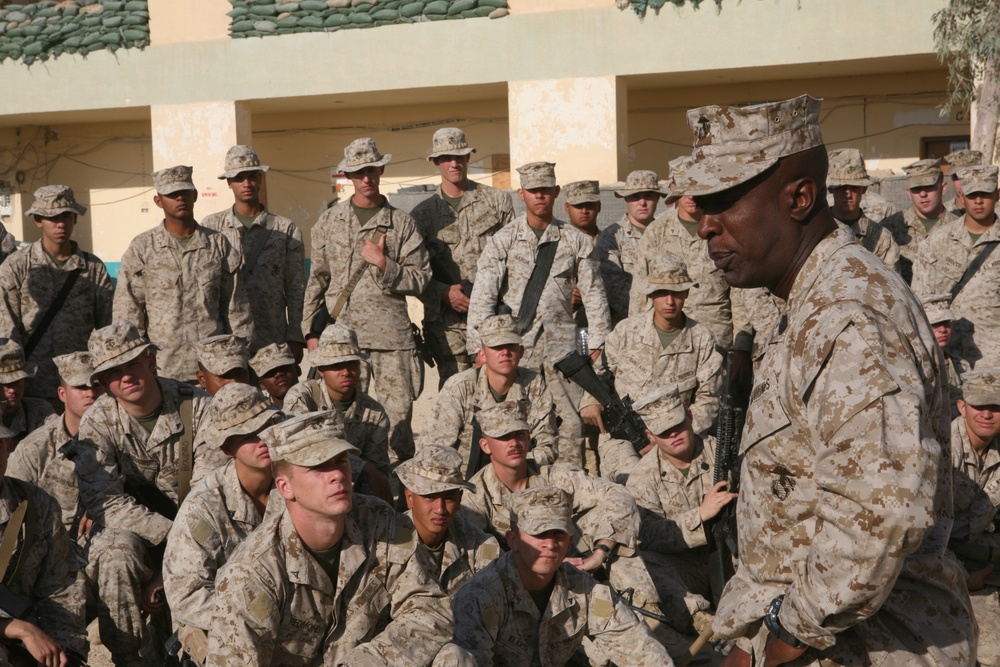 Sgt. Maj. of the Marine Corps visits II MEF