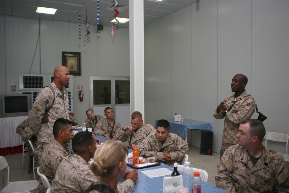 Sgt. Maj. of the Marine Corps visits II MEF