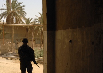 Task Force 1-77 Al Ramadi security patrol