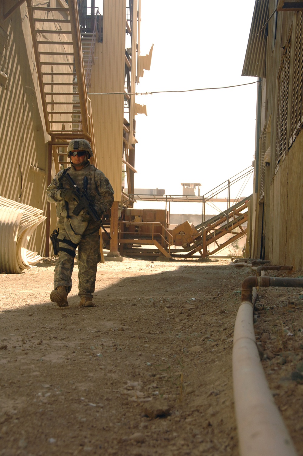 Task Force 1-77 Al Ramadi security patrol