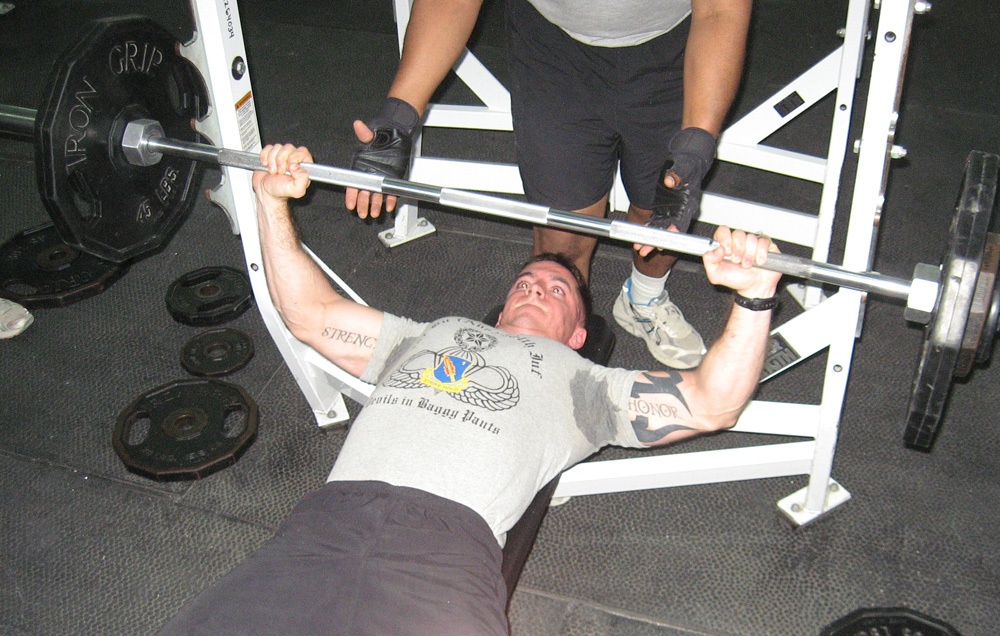 'Bench Your Weight' competition