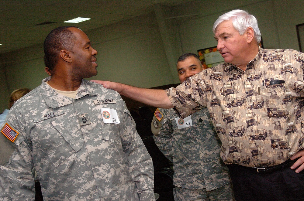 State Representatives Visit Troops in Qatar