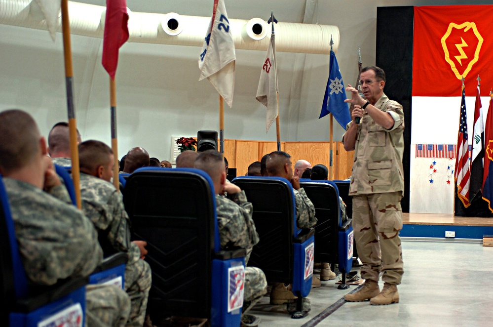All hands on deck for admiral's visit to Mosul
