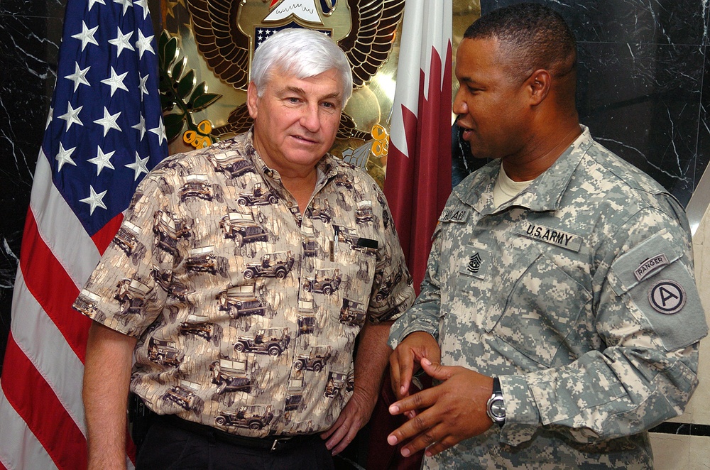 State Representatives Visit Troops in Qatar