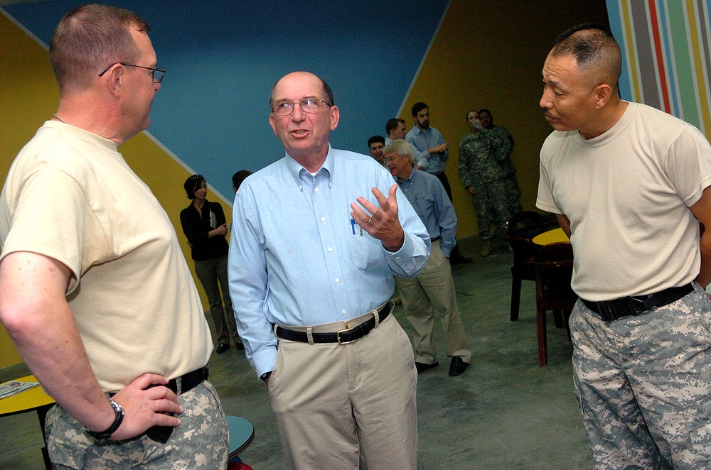 State representatives visit troops in Qatar