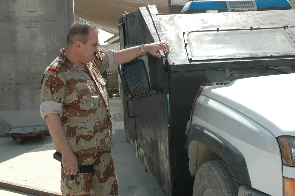 Welders design, build first-ever up-armored IP pick-up