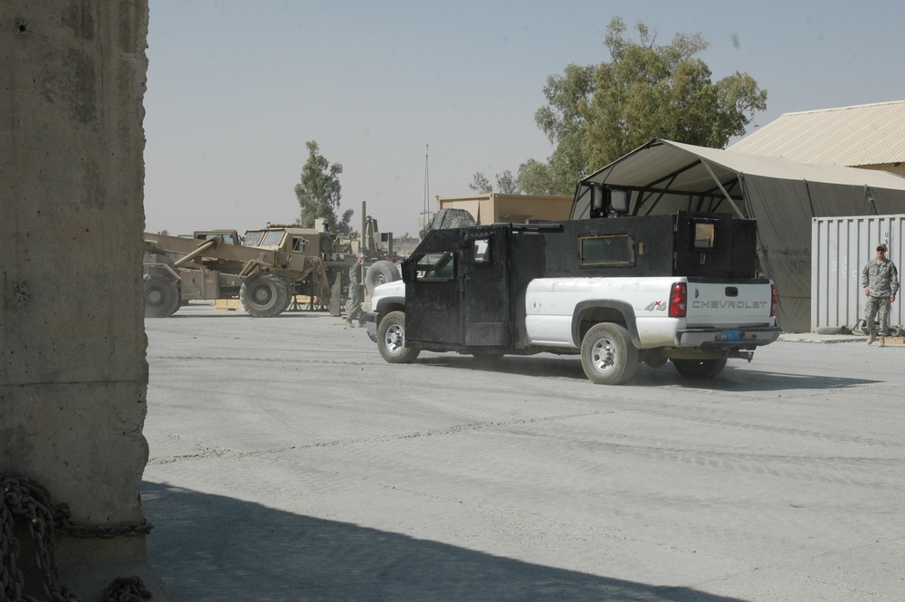 Welders design, build first-ever up-armored IP pick-up