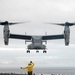 USS Iwo Jima conducts operations with V-22 Osprey