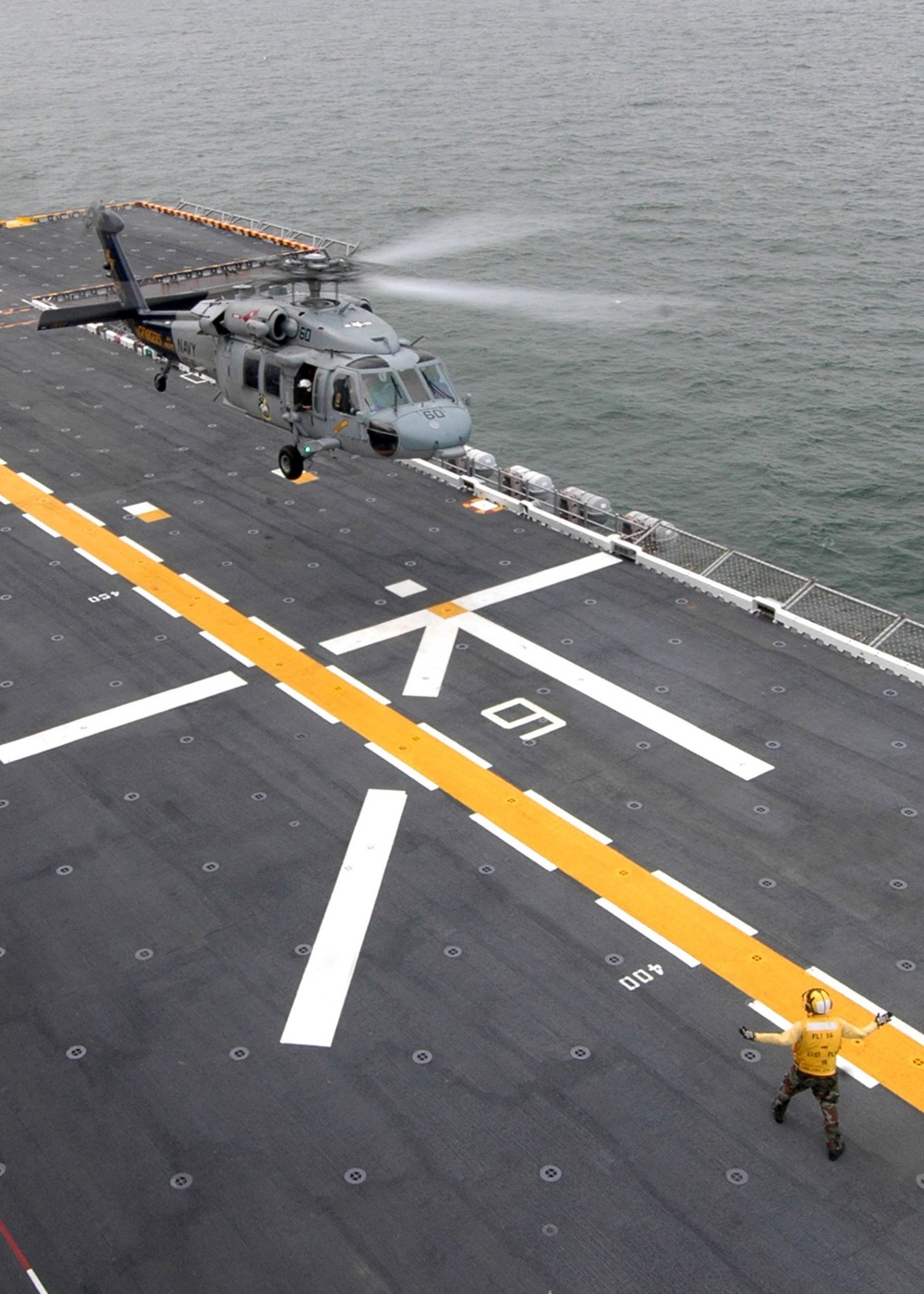 USS Iwo Jima conducting operations at sea