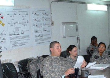 Soldiers receive firefighting training at eastern Baghdad base