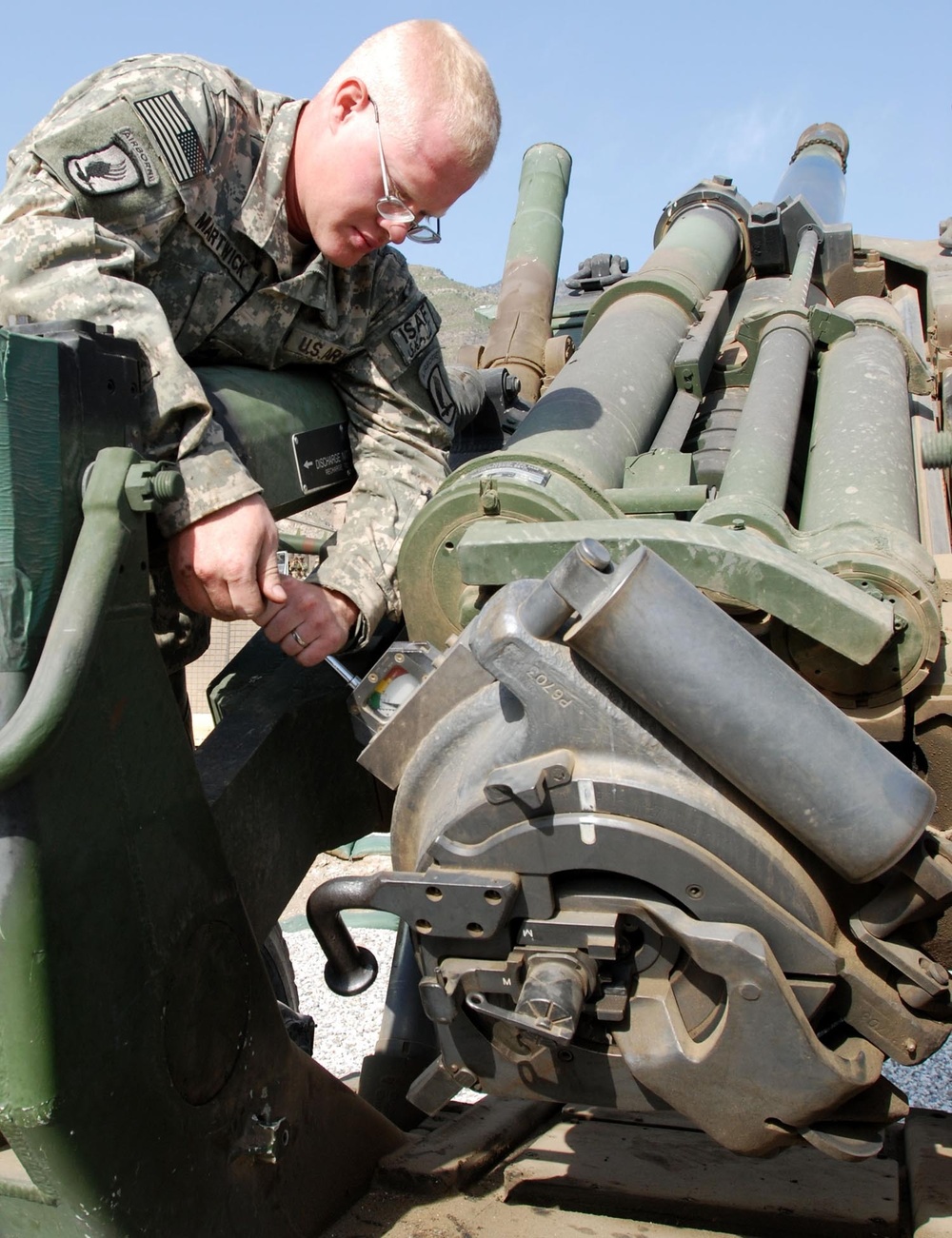 One man keeps big guns booming