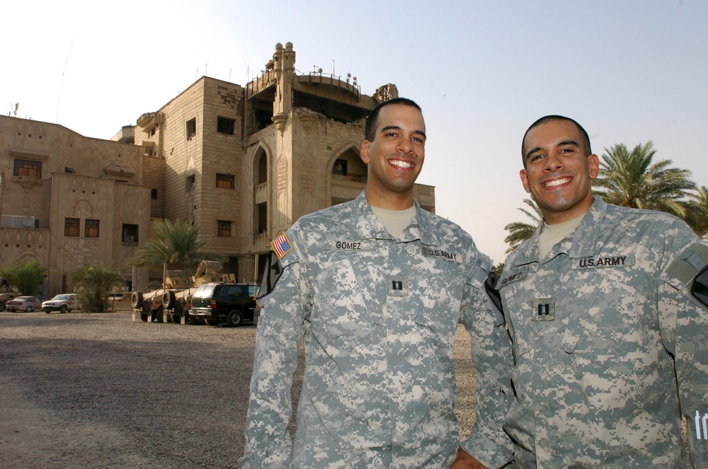 Double your pleasure: Captains share brotherly love in Iraq
