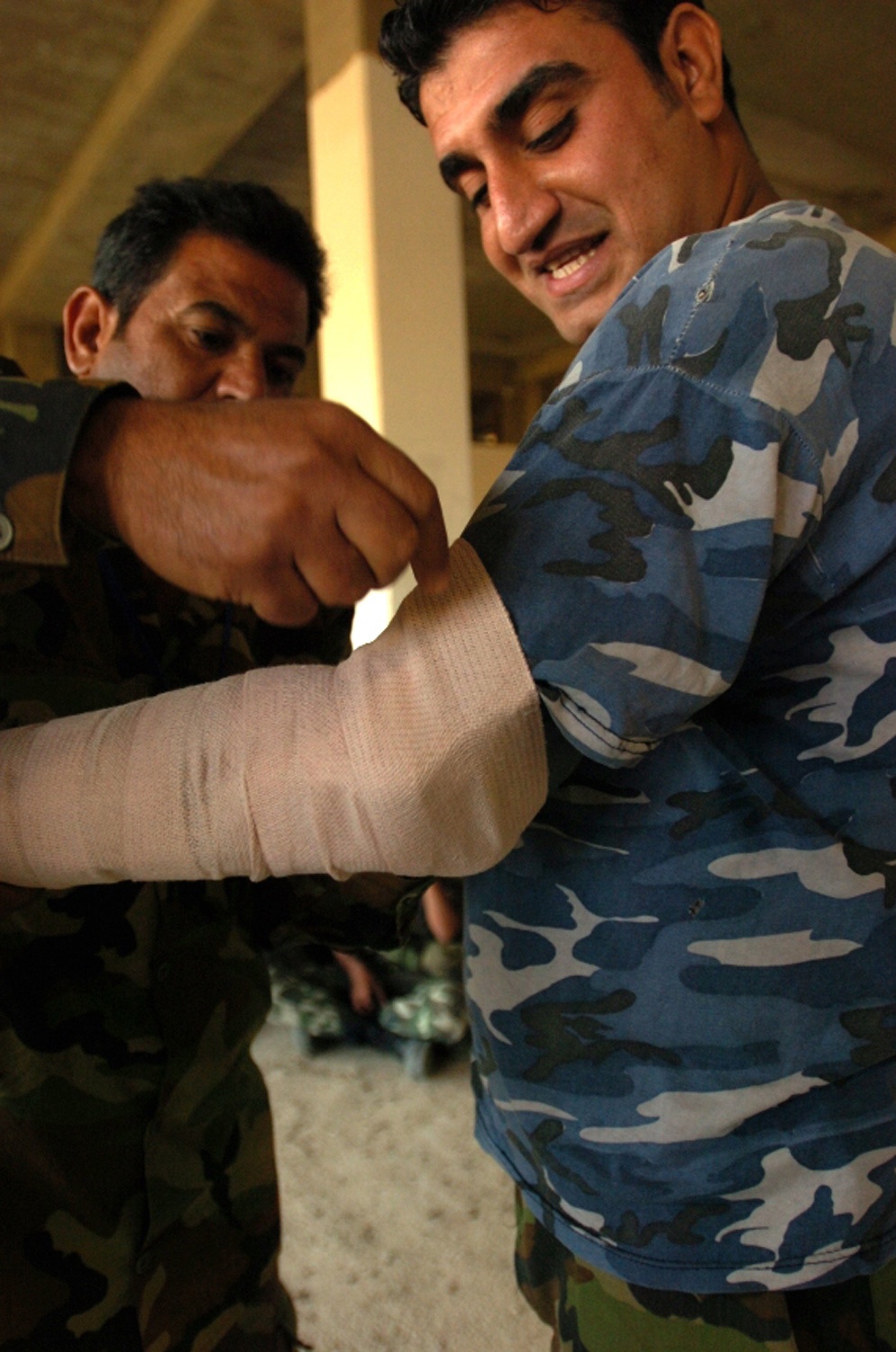 Iraqi Police Officers Train Up in Numaniyah