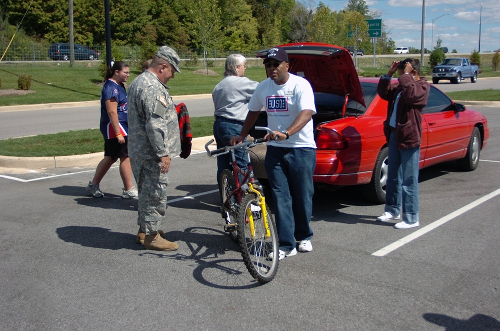 Indianapolis, USO team up to put wheels on Atterbury