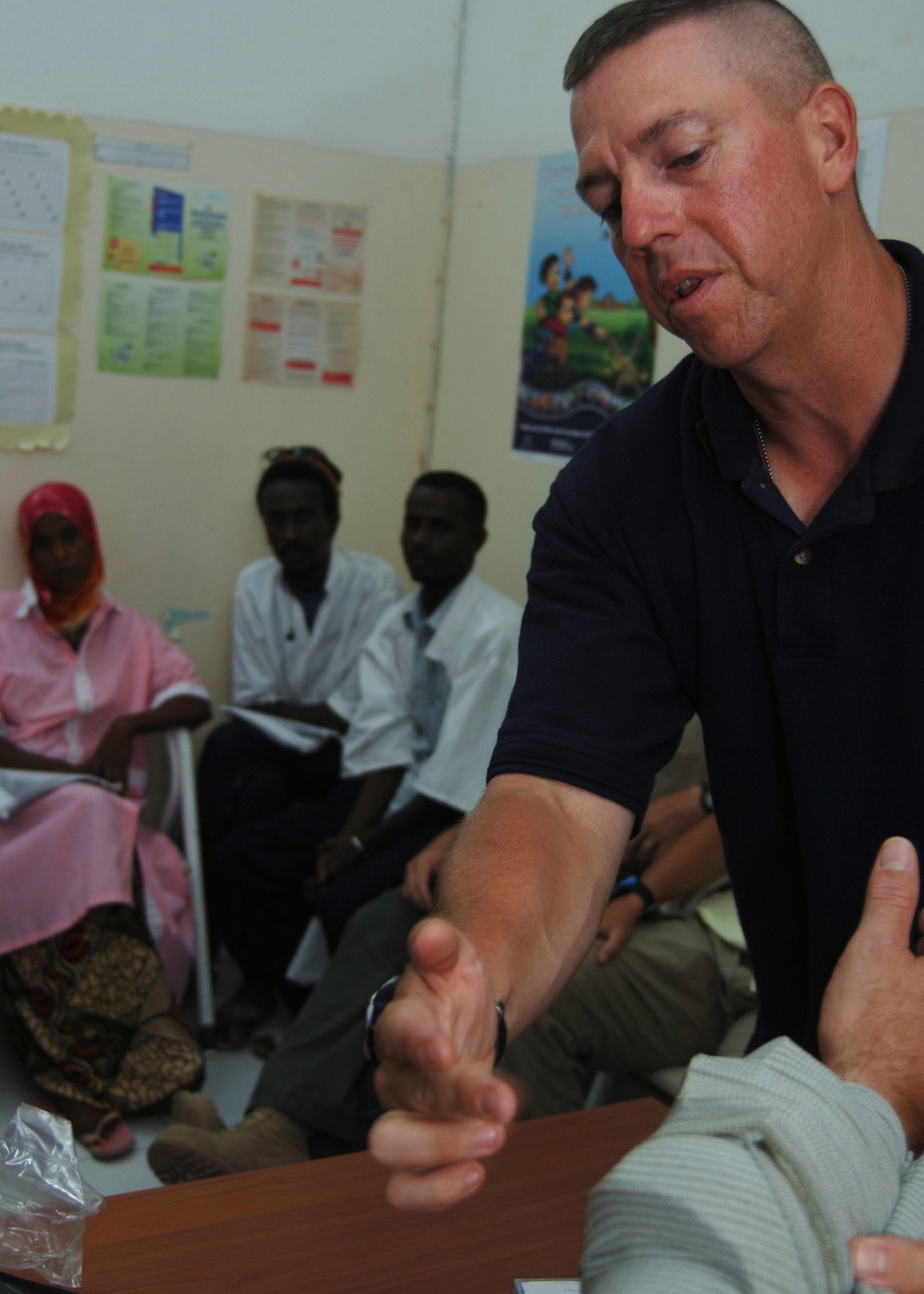 MEDCAP Team Trains Obock District Hospital Staff
