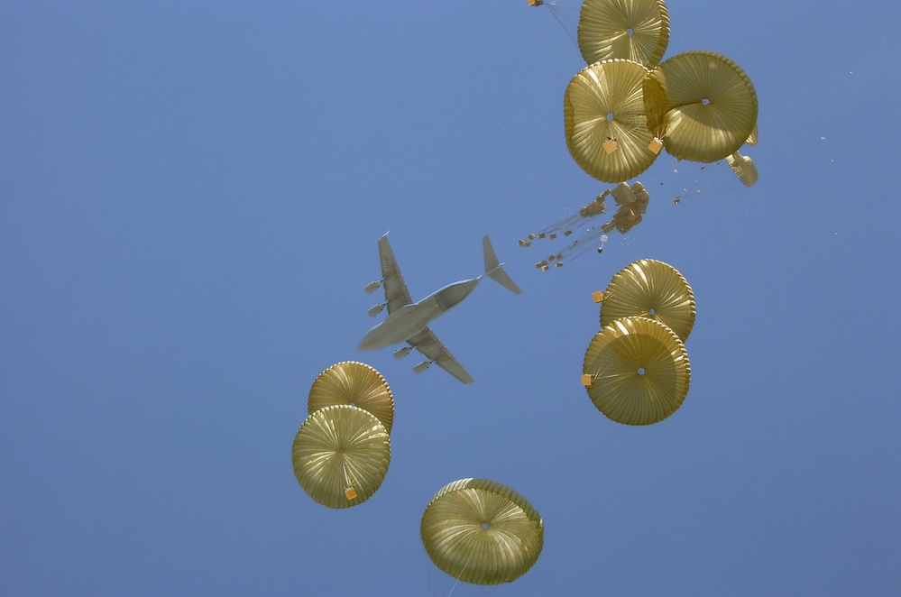 C-17 crews make record airdrop