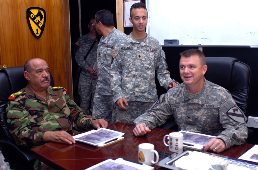 Iraqi general visits Ironhorse Brigade, pleased with reconciliation efforts
