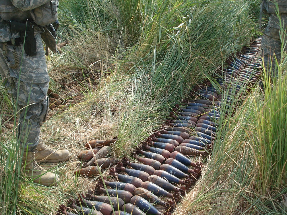 Concerned Citizen's Tip Leads to Massive Mortar Cache
