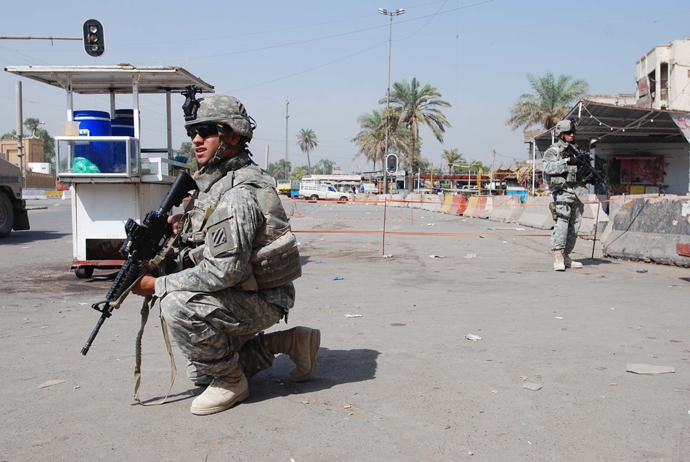 Punch Back: Cav Soldiers show zero tolerance for attacks in Adhamiyah