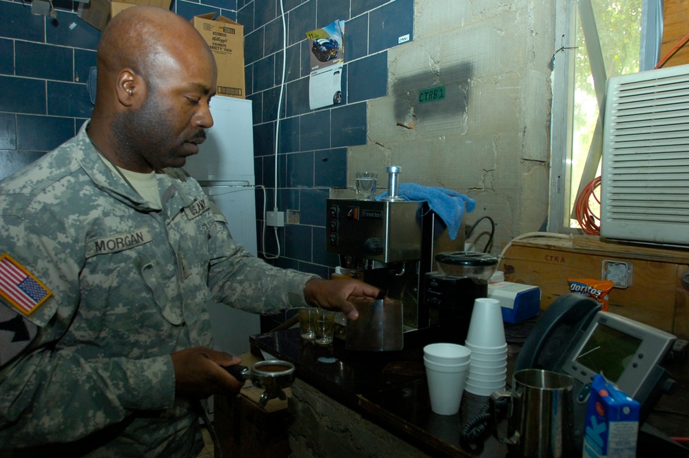 Coffee connoisseur fuels 15th BSB Soldiers