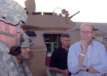 U.S. Representative visits the troops