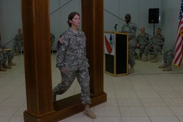 Top non-commissioned officer in Iraq helps induct new NCOs