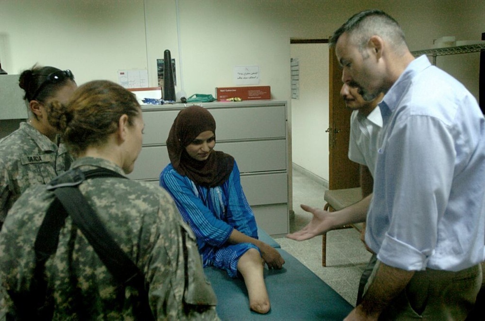 Prosthetic clinic in Green Zone offers new hope