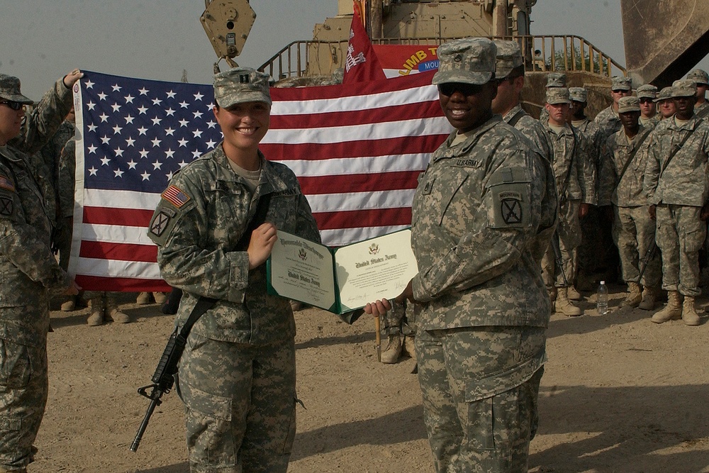 Engineer troops re-enlist with pride