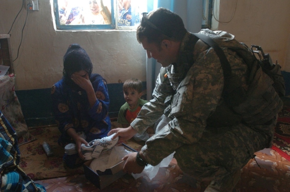 Young girl fitted for prosthetic