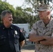 Marine Corps' Commandant Visits Camp Pendleton During Firestorm