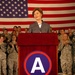 First Lady Laura Bush Visits Third Army