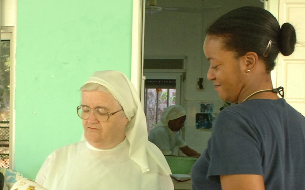 Navy Mom Donates Hand Sewn Quilts to Djibouti Orphanage