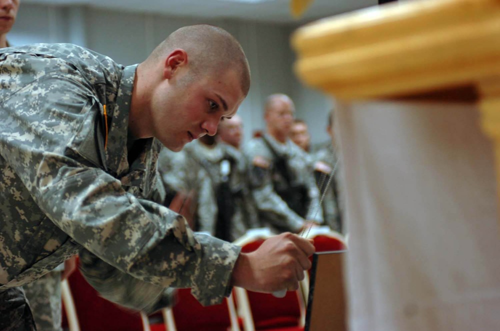 Hard Working Soldier Remembered at Memorial