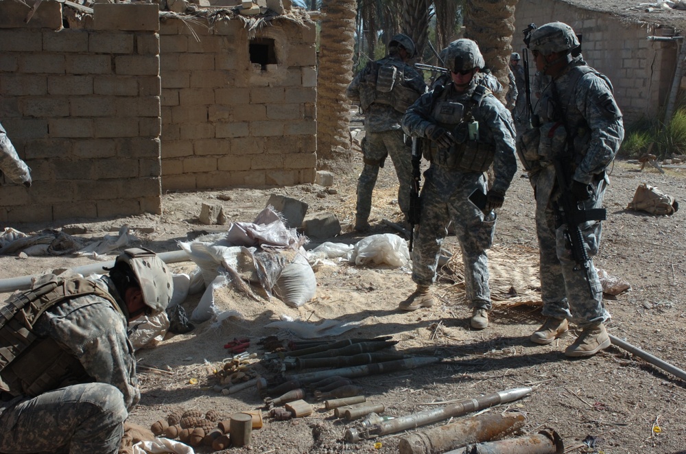 Coalition Forces net caches with material for 200 IEDs