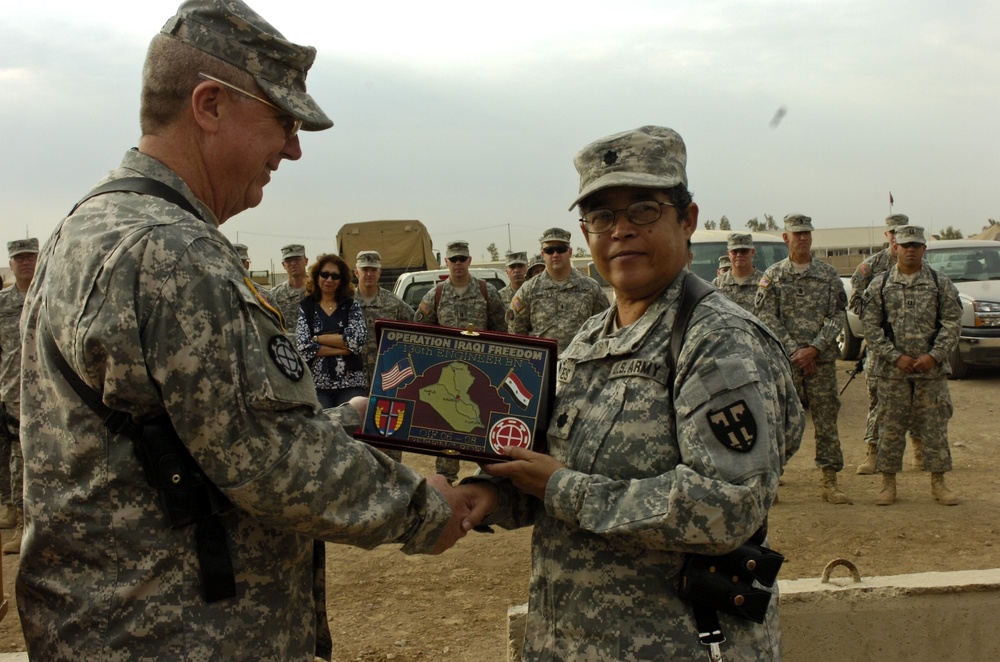 Engineer Battalion turns over their territory