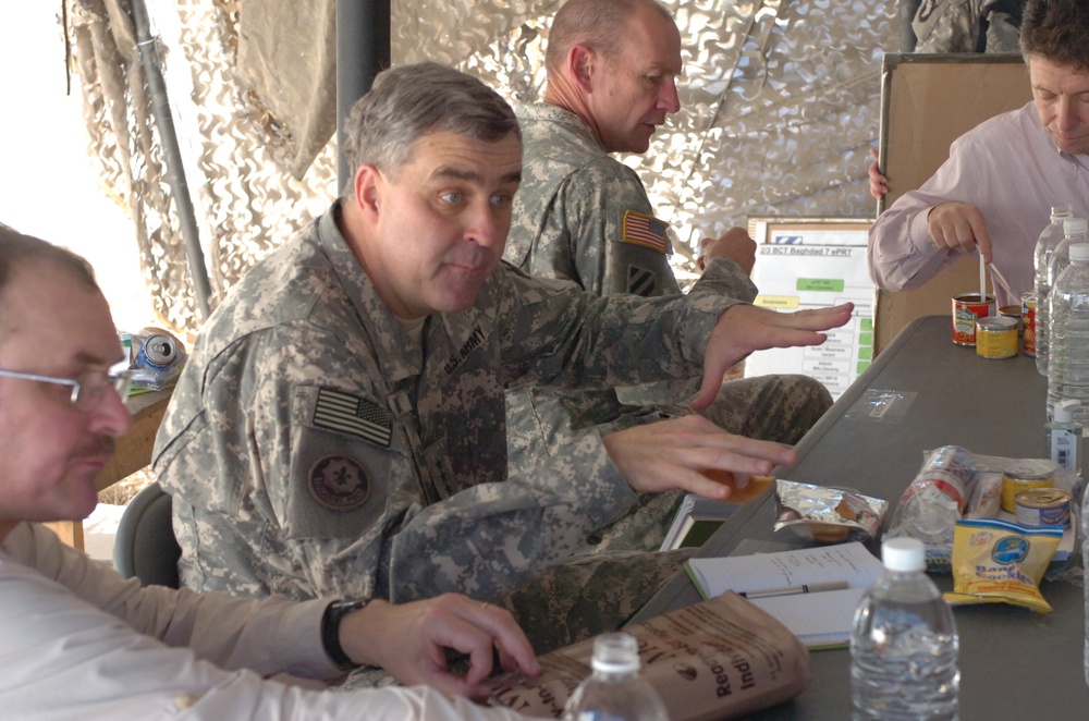 White House General talks reconstruction