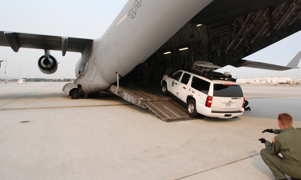 U.S. Army North supports California firefighting efforts