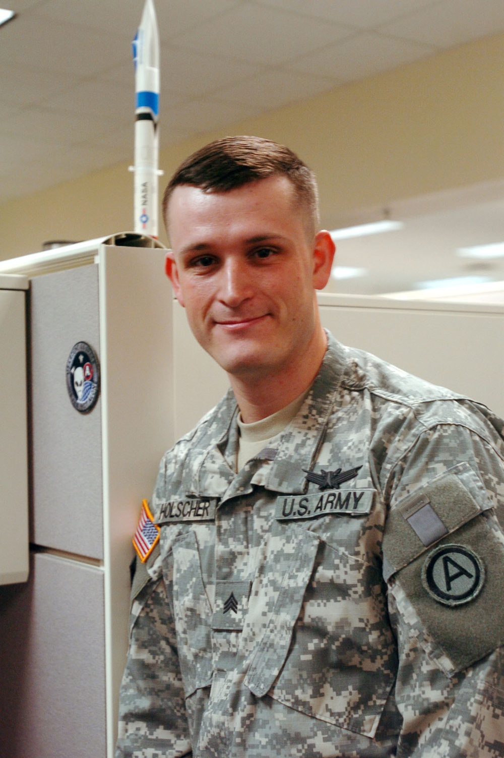 Army Sergeant First to Receive Air Force Space Badge