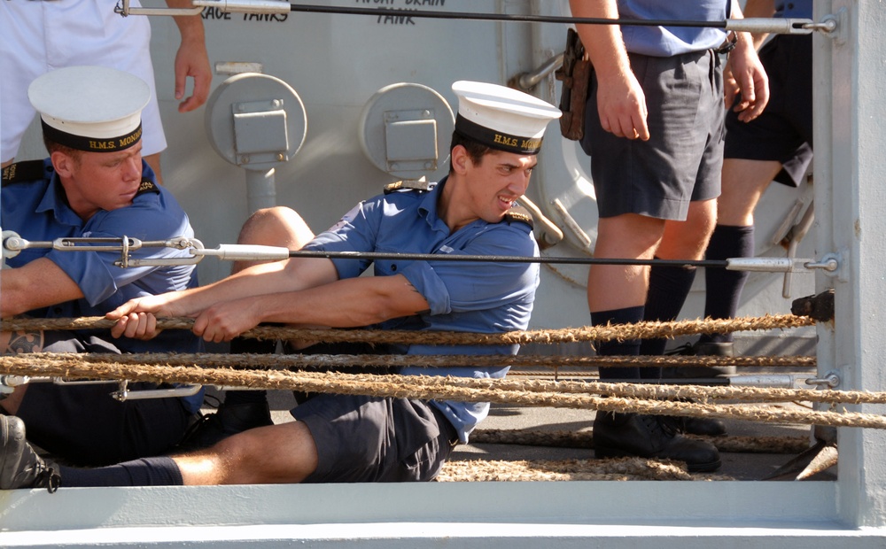 HMS Monmouth port visit